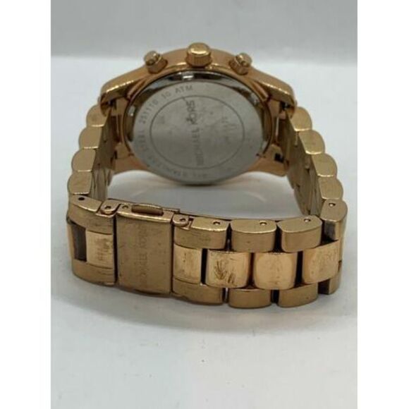 Michael Kors MK5430 Women's Watch Chronograph Rose Gold Stainless Steel D228 - Picture 9 of 9